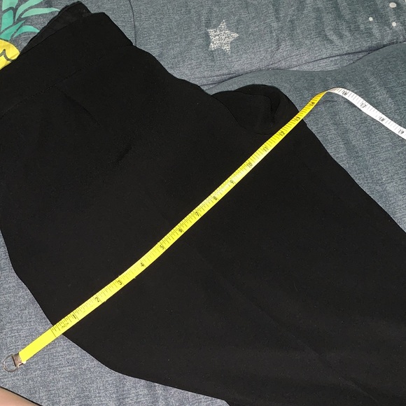 J CREW HIGH WAIST PLEATED BLACK PANT SIZE 8 - Picture 12 of 14